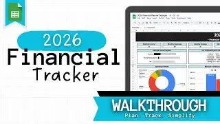 My 2026 Financial Tracker in Google Sheets | Budget, Bills, Savings & Debt Dashboard