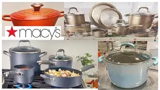 MACY'S KITCHENWARE COOKWARE SET POTS AND PANS  | SHOP WITH ME