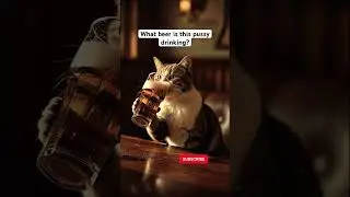 Cat drinks a beer at the pub 🍺 #shorts #trending #ai #viral #cat #cats #beer #catvideos #catshorts