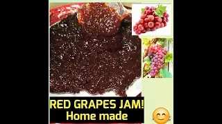 RED GRAPES JAM!🚩 Now My Family Ask ME to do this JAM all the time!! ONCE IS DONE FINISHED FAST!! #1
