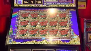 Rare full screen !!! Rainbow riches &pound;500 jackpot admiral slots &pound;1 stake
