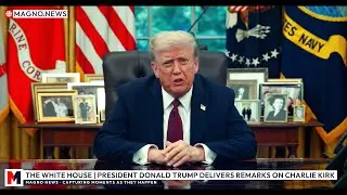 🇺🇸 President Trump Honors Charlie Kirk as Martyr after Political Violence in Utah | The White House