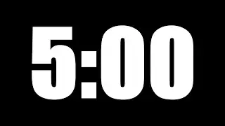 5 MINUTE TIMER   LOUD ALARM  ⏰