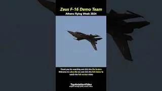 Hellenic Air Force Zeus F-16 demo team | AFW2024 14/9/2024