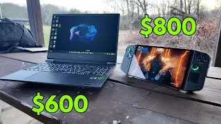 Lenovo Legion Go против лучшего бюджетного игрового ноутбука