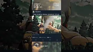 Eren Vs Reiner: The First Titan Showed Up 🗿🗿 #aot #aotedit #aotfanedit #eren