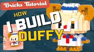 HOW I BUILD DUFFY LEGO MINI BRICKS TUTORIAL (Bahasa)