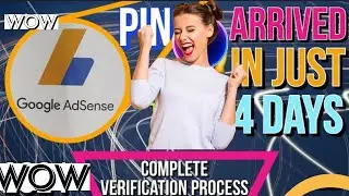 Google Adsense PIN verfication 2023😱FAST | #verify Address #Verification PiN #monetisation #adsense