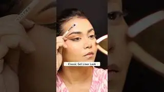 Classic Gel Liner look✨ #eyeliner #kajallook #eyemakeup