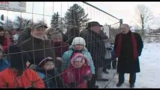 Sprengung des Milchwerkturmes in Aichach am 18.12.2010