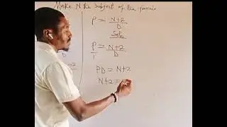 Subject Of Formula #maths #students #exampreparation #subjectofformula #waec #neco #examsuccess 