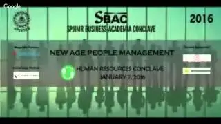 Human Resource Conclave - SBAC 2016