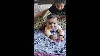 Maha Shivratri Special ❤️🙏 Peekaboo Fun with My Little Ones | Rudrashtakam Background #cutebaby