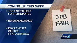 Job fair for prospective employees with past criminal records to be held in Des Moines Wednesday