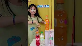 猜猜飲料遊戲？答錯拍粉撲~Soft Drinks Challenge！So Much Fun~