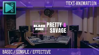 [VSDC] Pro/Free Tutorial, Lower Thirds, Text Animation, Kinetic Typography, KPOP, BLACKPINK, 블랙핑크