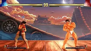 Street Fighter V Champion Edition ➤ Hardest All ➤ Female RYU vs RYU