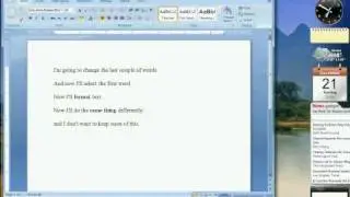 Utter Command -- Dictating, Editing and Bolding (speech recognition)