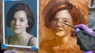 Portrait Value Scale Underpainting Zoom Trailer