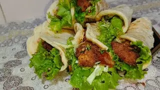 CRISPY GARLIC CHICKEN TENDER WRAP Recipe | Cooking with Lubna Jafri #chickenwraprecipe