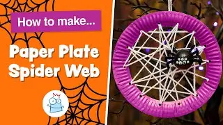 How To Make Threading Paper Plate Spider Web | Baker Ross