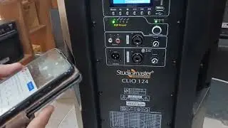 Active Monitor Speaker Studiomaster's Clio 124 overveiw and first look check description for details