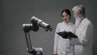 Free Robot and scientists testing Artificial Intelligence Stock Footage 4k