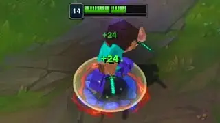 Minecraft Steve beats League of Legends