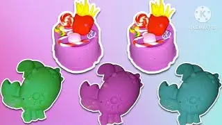 ASMR MAGIC SAND Kraken and Cake 🍰🎂😌😊