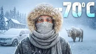 Самая холодная деревня на Земле (-71°C / -96°F): Оймякон