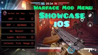 Warface Global Operations v1.2.0 iOS Mod Menu Showcase By Biosy