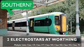 2 Electrostars Departing Worthing {ADVENT DAY 16 2025}