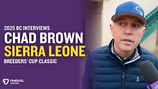 Trainer Chad Brown Talks About His Breeders' Cup Horses