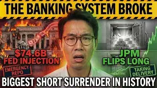 BREAKING: Fed's $74.6B Record Injection &mdash; JPM Flips Long as Banking System Cracks