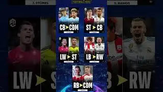 these soccer players changed their original positions and succeeded...