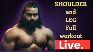 Vikas fitness Raebareli is live Shoulder and leg full workout💪💪