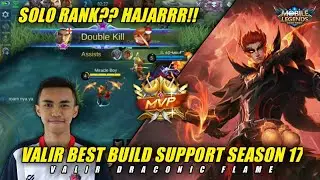 Build Valir Support TERKECE, TERSOLIT, TERSAKIT DAN TERBAIK Season 17 - Mobile Legends