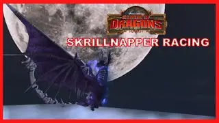 NEW DRAGON RACING! Skrillnapper Thunder Run Racing - School of Dragons Gameplay