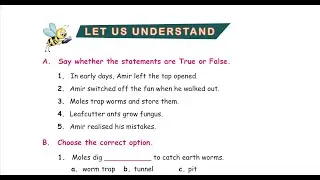 SAVINGS -   BOOK BACK ANSWERS - UNIT 2  - TERM 2  - ENGLISH - 4TH  STANDARD