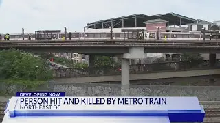 Red Line service restored after person hit by Metro train dies