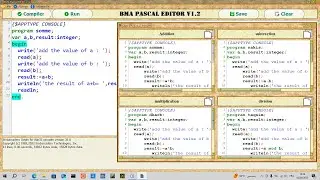 BMA Pascal Editor v1.2