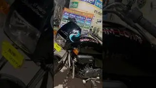 Splendor Black smoke, Lamination snake sticker,#sidhumoosewala #trending #modificition #shortvideo