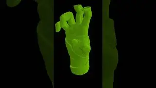 3D Printed Mummy Hand Timelapse | Creepy Satisfying Print