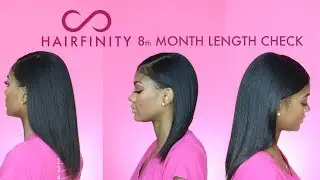 Hairfinity Month #8 Length Check & Interesting Growth Discovery