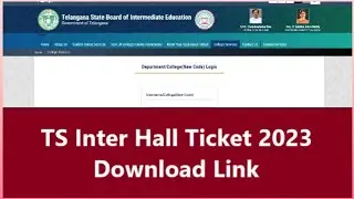 ts intermediate hall ticket | ts intermediate hall ticket 2023