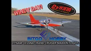Dynam Cessna 310 Grand Cruiser V3 WINDY Maiden Flight!