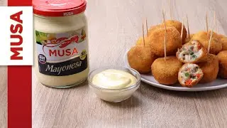 Alb&oacute;ndigas de merluza y gambas con mayonesa MUSA | Receta f&aacute;cil y econ&oacute;mica