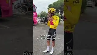 BEN HEALY #happy YELLOW #jersey #tdf #tourdefrance #france #cycling #ciclismo #bike #race #cycle