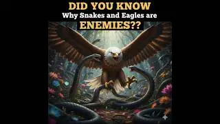 Why are Eagles & Snakes are Enemies? 🦅🐍 | Life stories by Siri