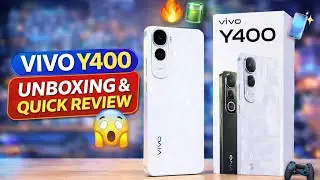 Vivo Y400 Unboxing 🔥 First Look & Hands-On Review | Camera, Gaming, Battery Test!